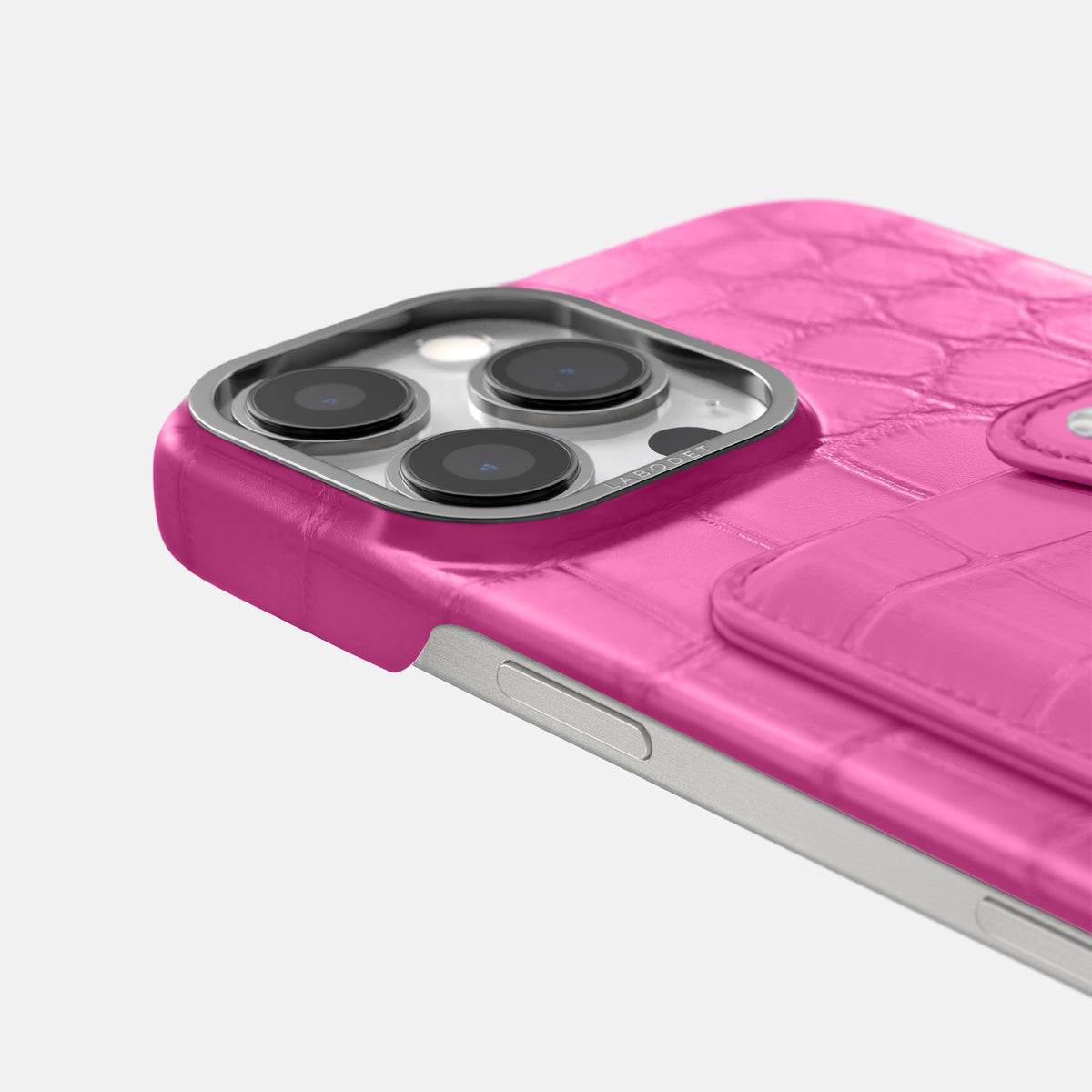Fuchsia iPhone 16 Pro Max Envelope Case Alligator -5 | Fuchsia