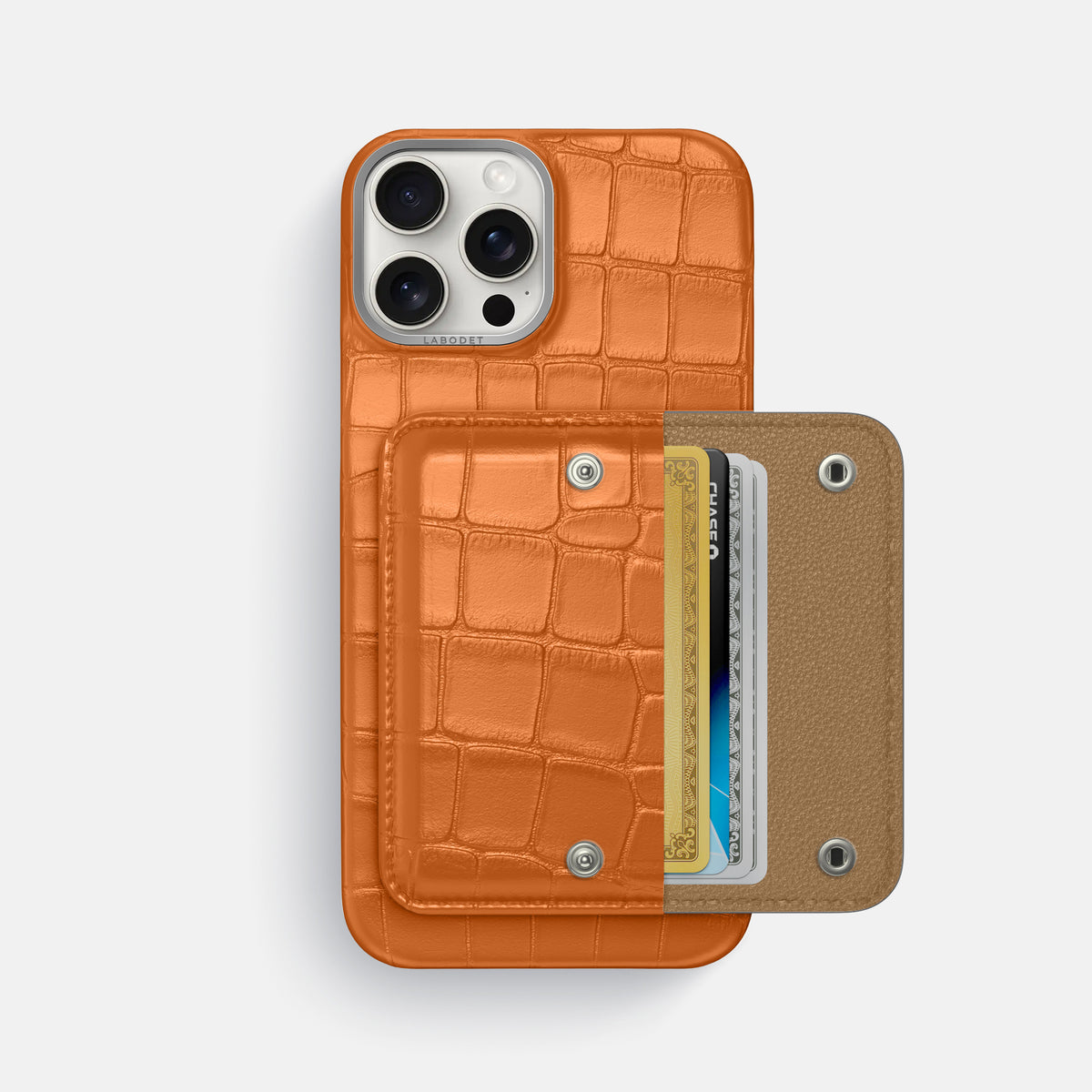 Orange iPhone 16 Pro Max Envelope Case Alligator -2 | Orange