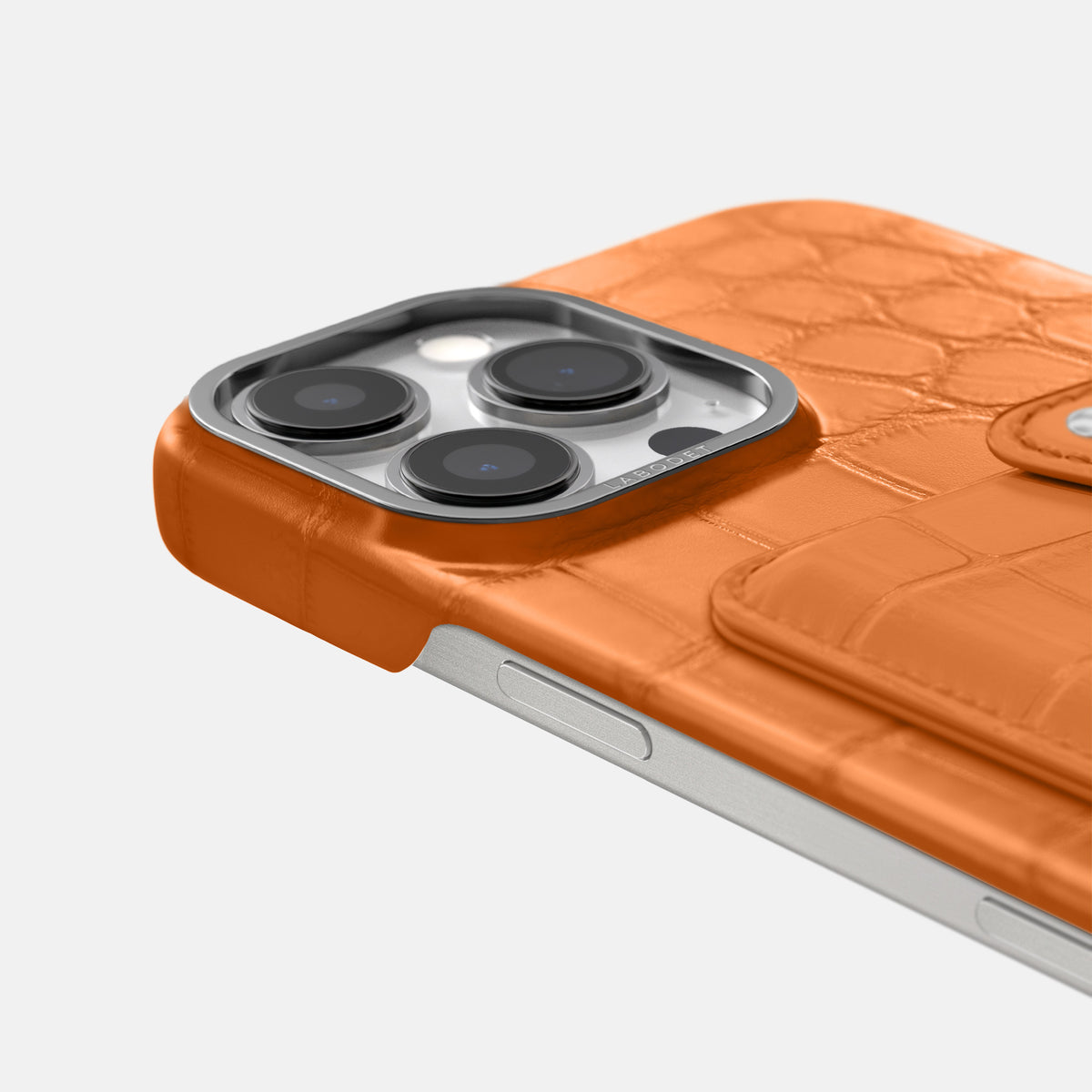 Orange iPhone 16 Pro Max Envelope Case Alligator -5 | Orange