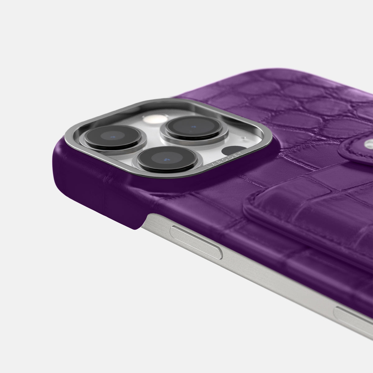 Purple iPhone 16 Pro Max Envelope Case Alligator -5 | Purple