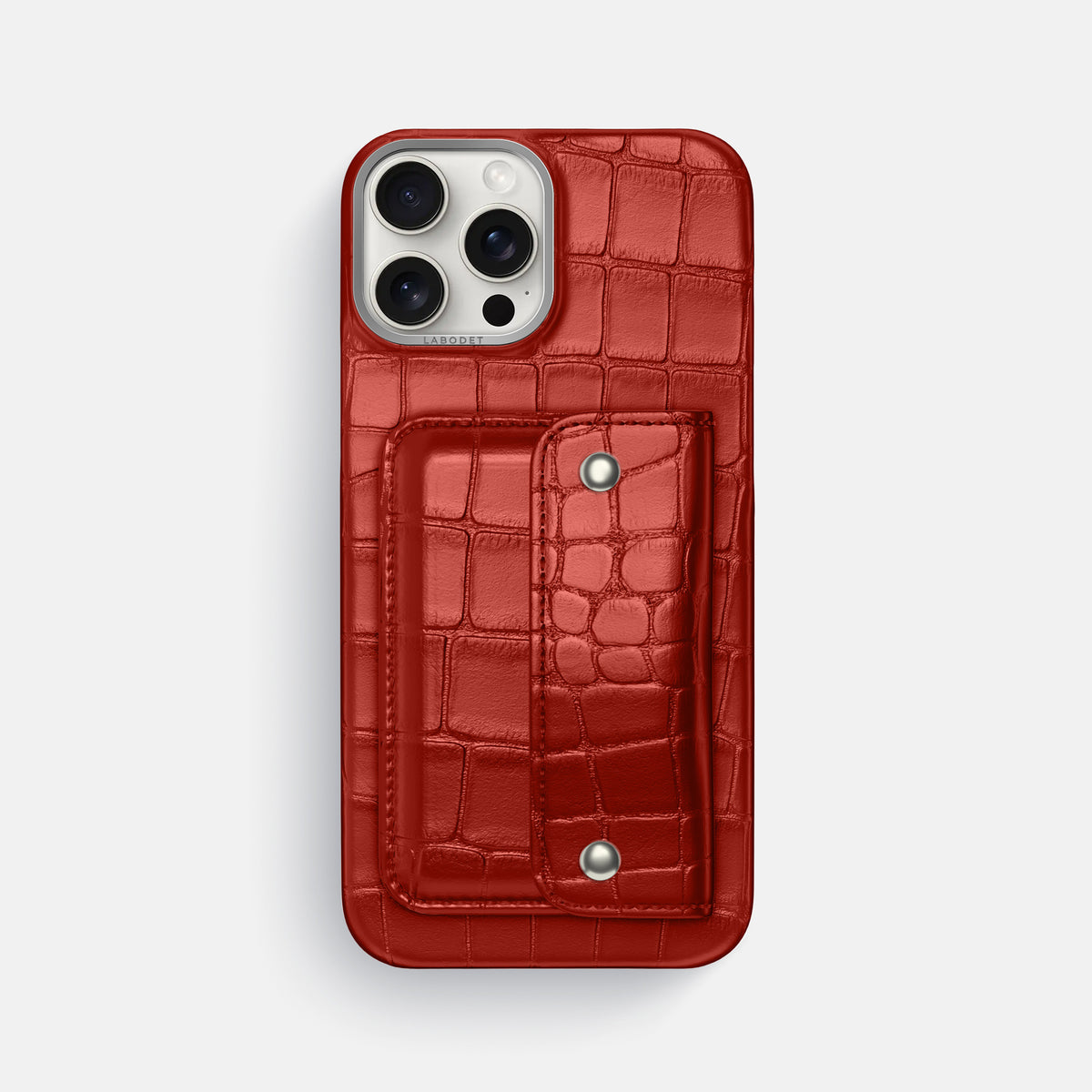 Red iPhone 16 Pro Max Envelope Case Alligator -1 | Red