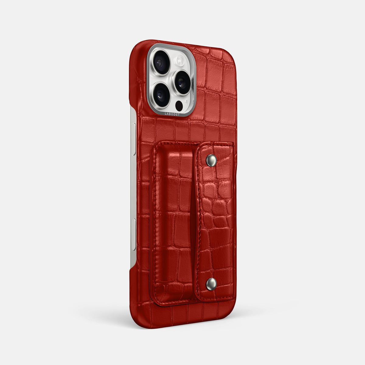 Red iPhone 16 Pro Max Envelope Case Alligator -3 | Red