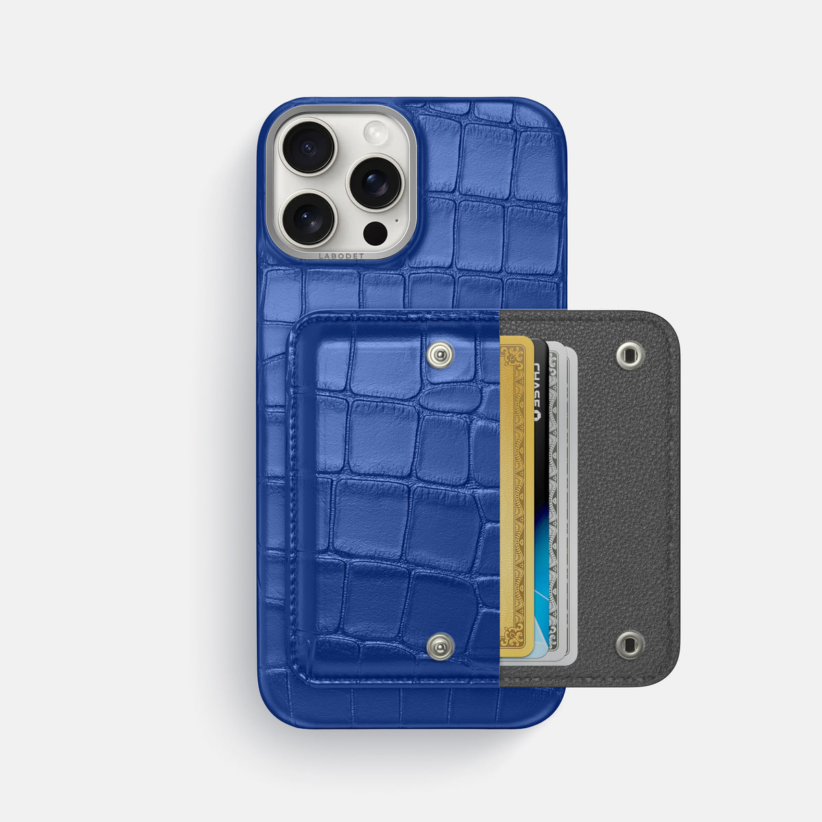 Royal Blue iPhone 16 Pro Max Envelope Case Alligator -2 | Royal-Blue