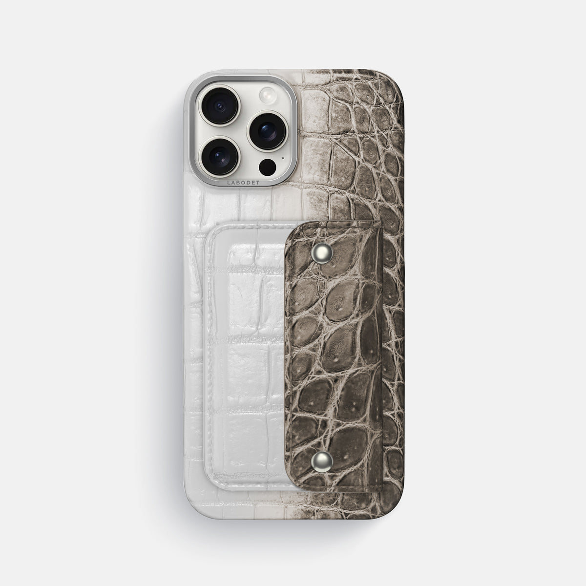 Dark-Brown iPhone 16 Pro Max Envelope Case Himalayan Crocodile -1 | Dark-Brown
