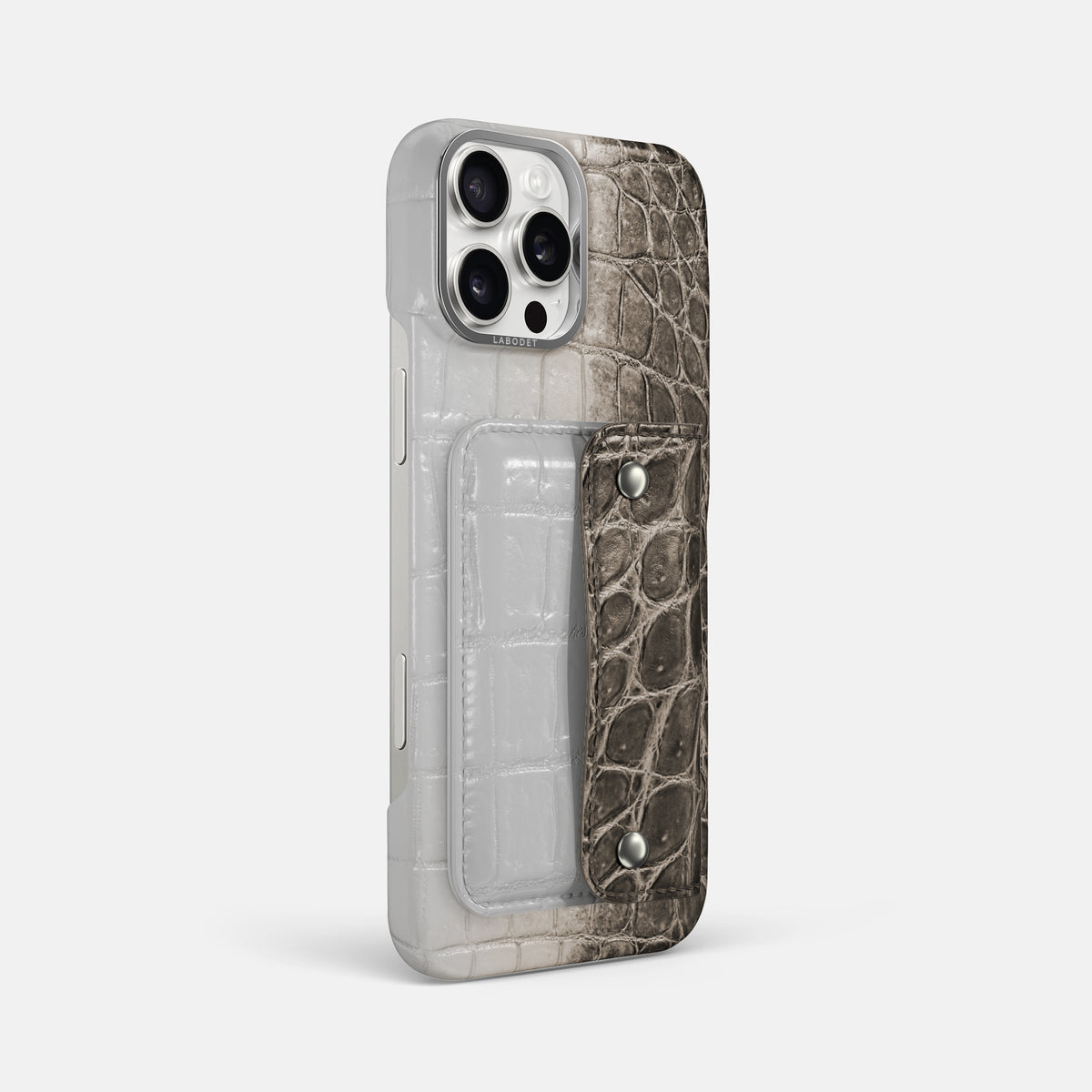 Dark-Brown iPhone 16 Pro Max Envelope Case Himalayan Crocodile -3 | Dark-Brown