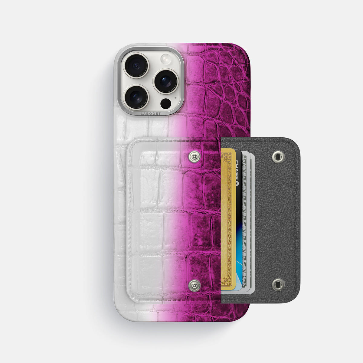 Fuchsia iPhone 16 Pro Max Envelope Case Himalayan Crocodile -2 | Fuchsia