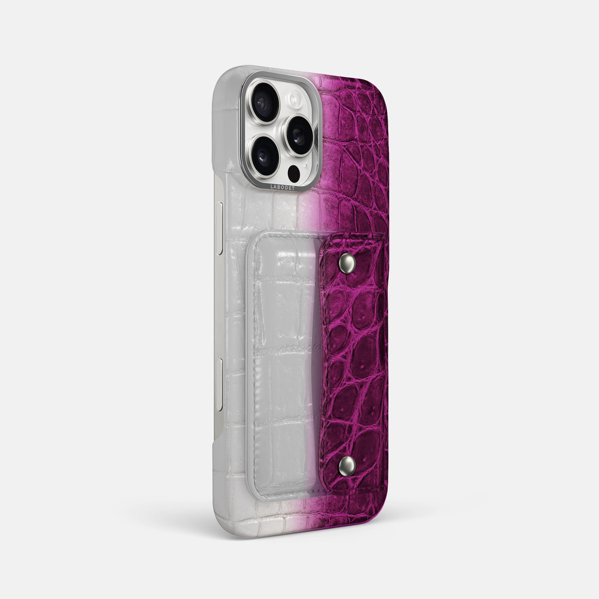 Fuchsia iPhone 16 Pro Max Envelope Case Himalayan Crocodile -3 | Fuchsia