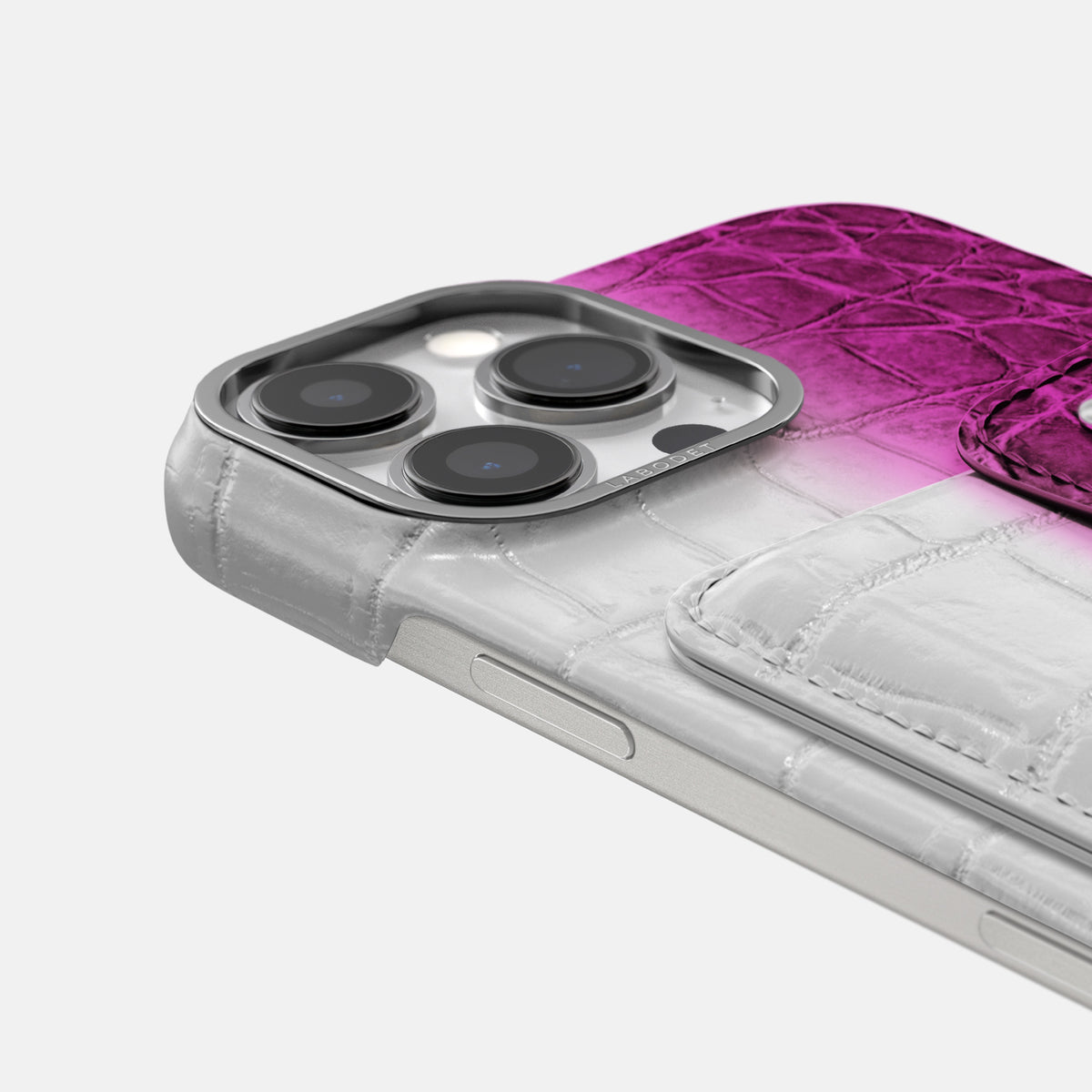 Fuchsia iPhone 16 Pro Max Envelope Case Himalayan Crocodile -5 | Fuchsia
