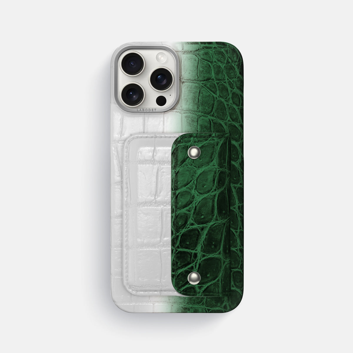 Green iPhone 16 Pro Max Envelope Case Himalayan Crocodile -1 | Green