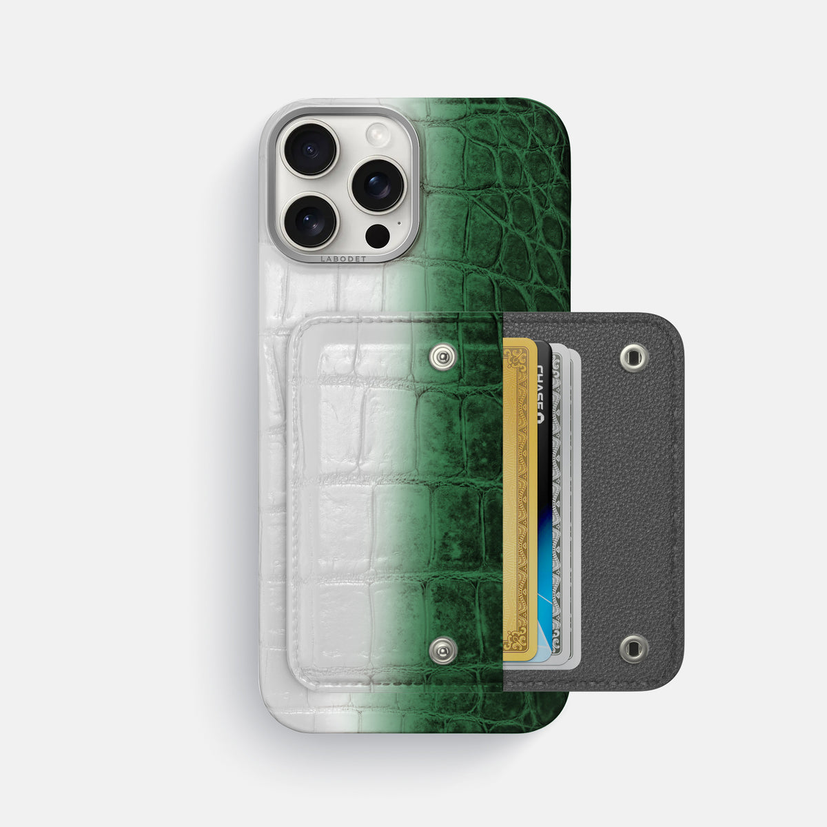 Green iPhone 16 Pro Max Envelope Case Himalayan Crocodile -2 | Green