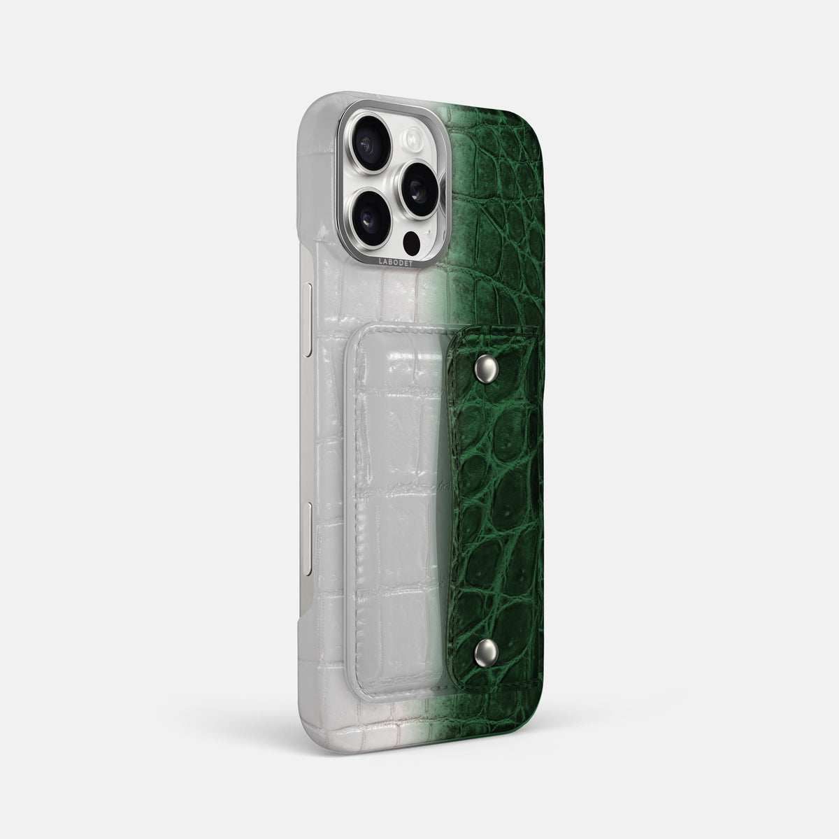 Green iPhone 16 Pro Max Envelope Case Himalayan Crocodile -3 | Green