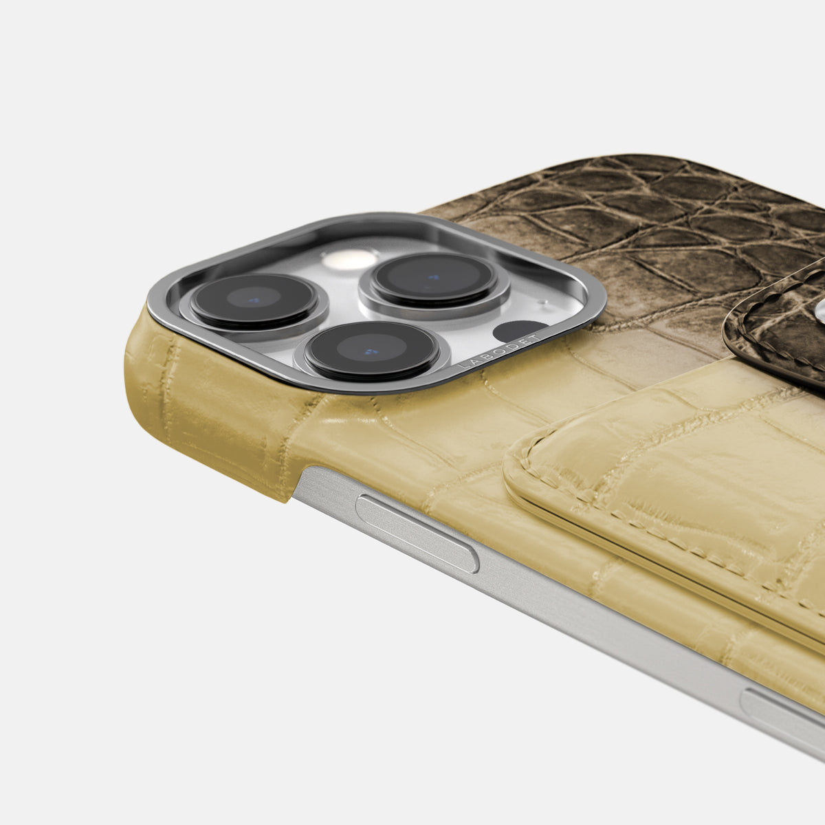 Natural iPhone 16 Pro Max Envelope Case Himalayan Crocodile -5 | Natural