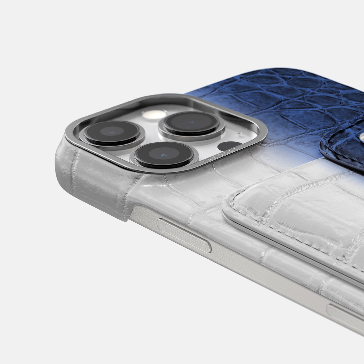 Navy Blue iPhone 16 Pro Max Envelope Case Himalayan Crocodile -5 | Navy-Blue