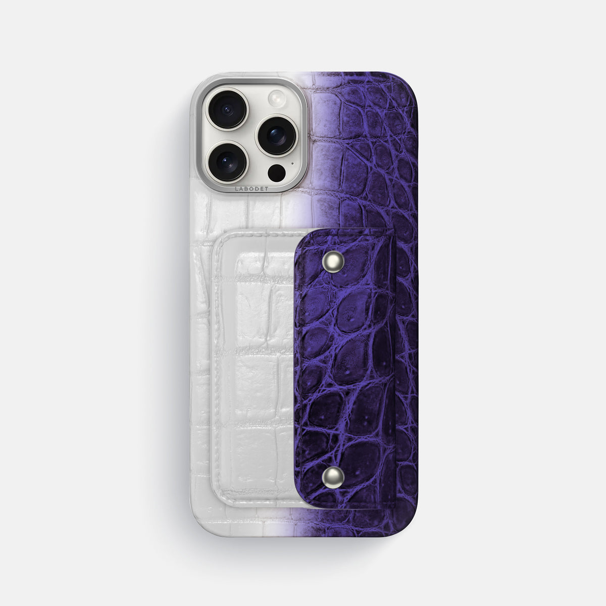 Purple iPhone 16 Pro Max Envelope Case Himalayan Crocodile -1 | Purple