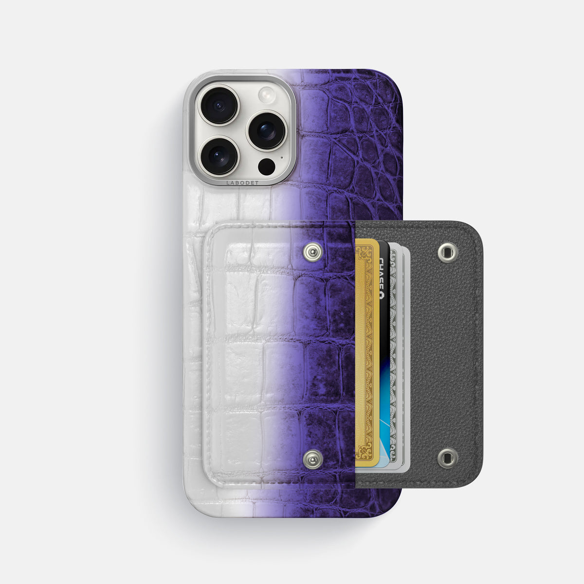 Purple iPhone 16 Pro Max Envelope Case Himalayan Crocodile -2 | Purple