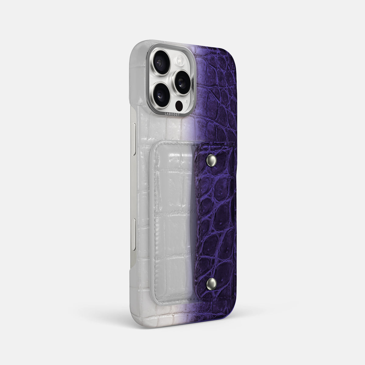 Purple iPhone 16 Pro Max Envelope Case Himalayan Crocodile -3 | Purple