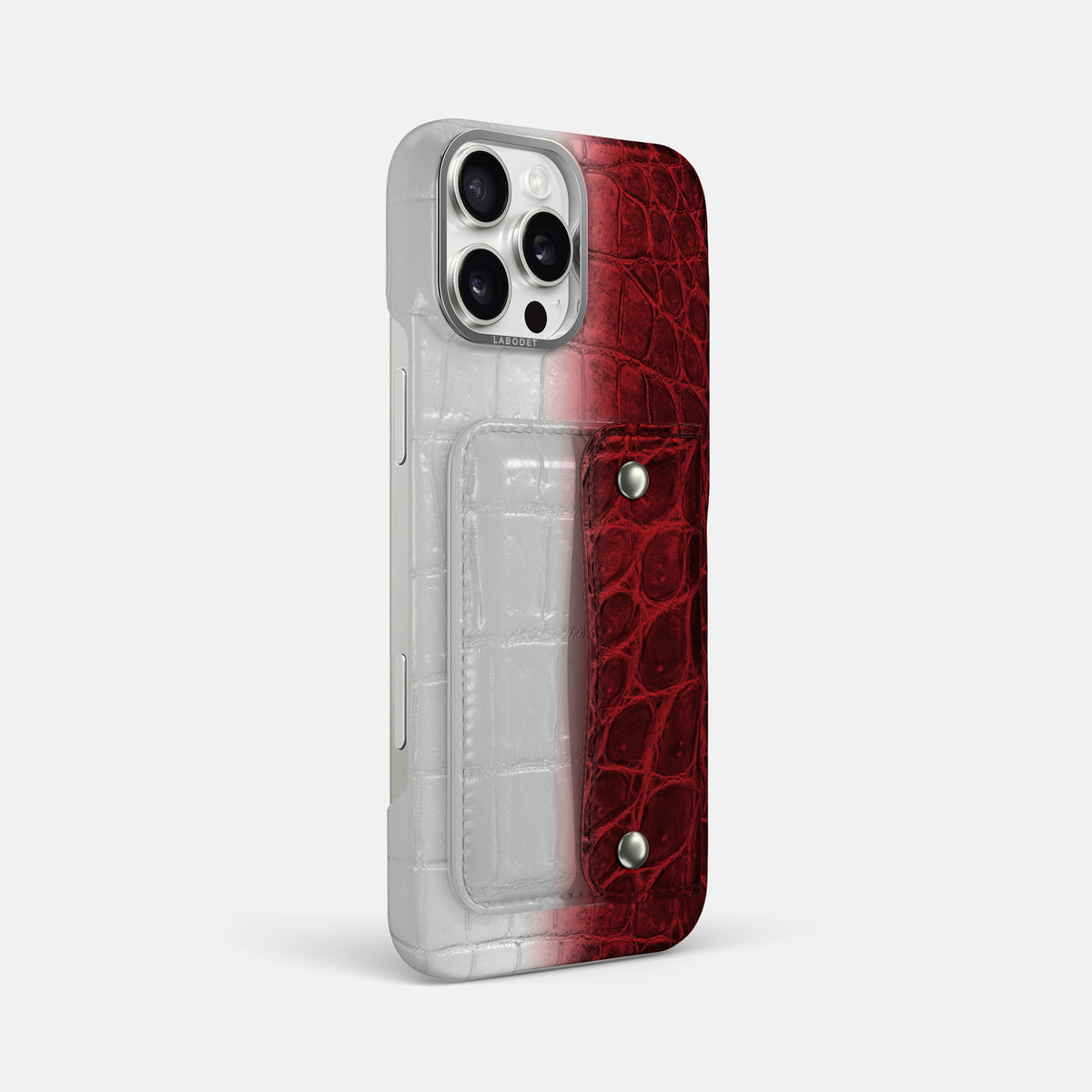 Red iPhone 16 Pro Max Envelope Case Himalayan Crocodile -3 | Red