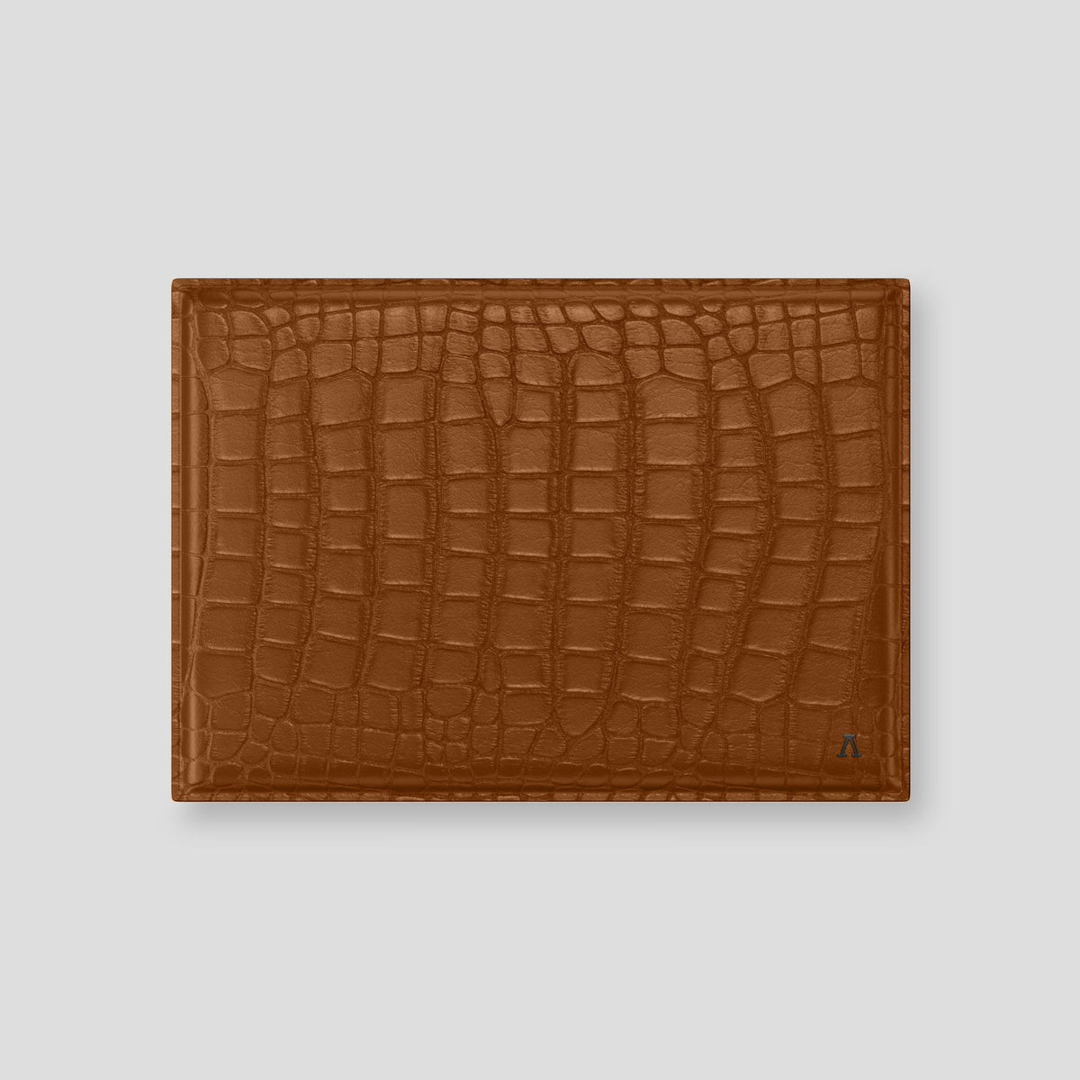 Honey Envelope For MacBook Air 15-inch (2023 / 2024) Alligator with Black Metal -1 | Honey-Black