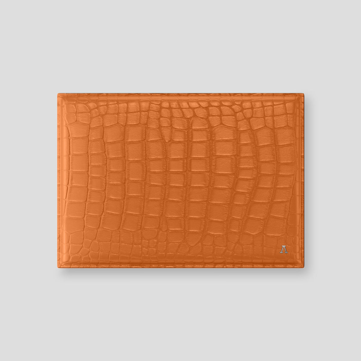 Orange Envelope For MacBook Air 15-inch (2023 / 2024) Alligator with Steel Metal -1 | Orange-Steel