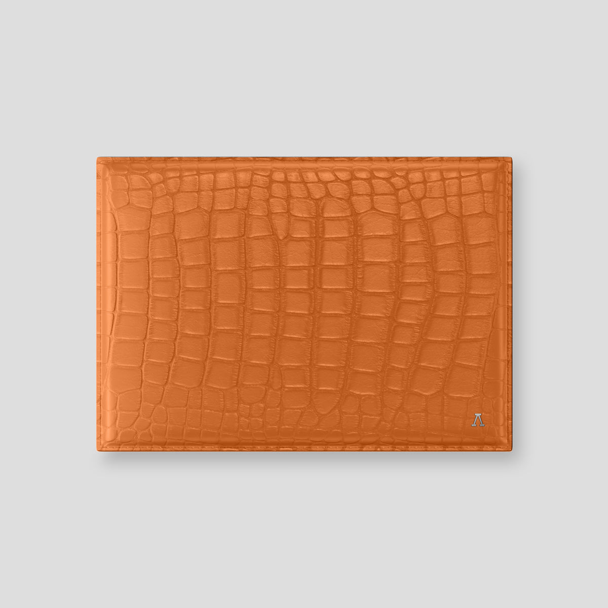 Orange Envelope Macbook 16 In Alligator with Steel Metal -1 | Orange-Steel