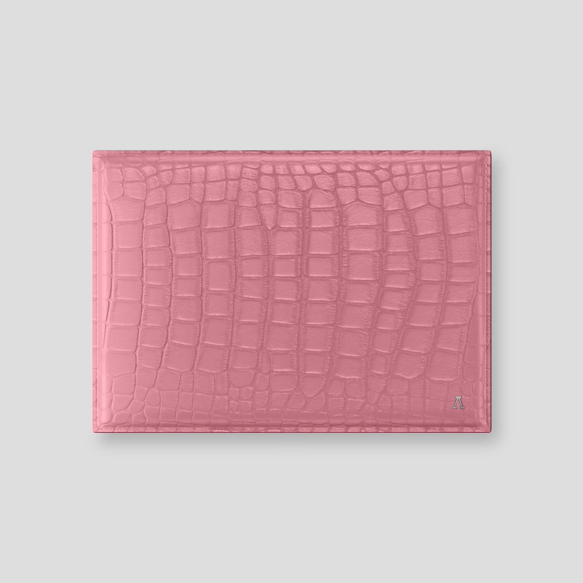 Pink-Lagoon Envelope Macbook 16 In Alligator with Steel Metal -1 | Pink-Lagoon-Steel