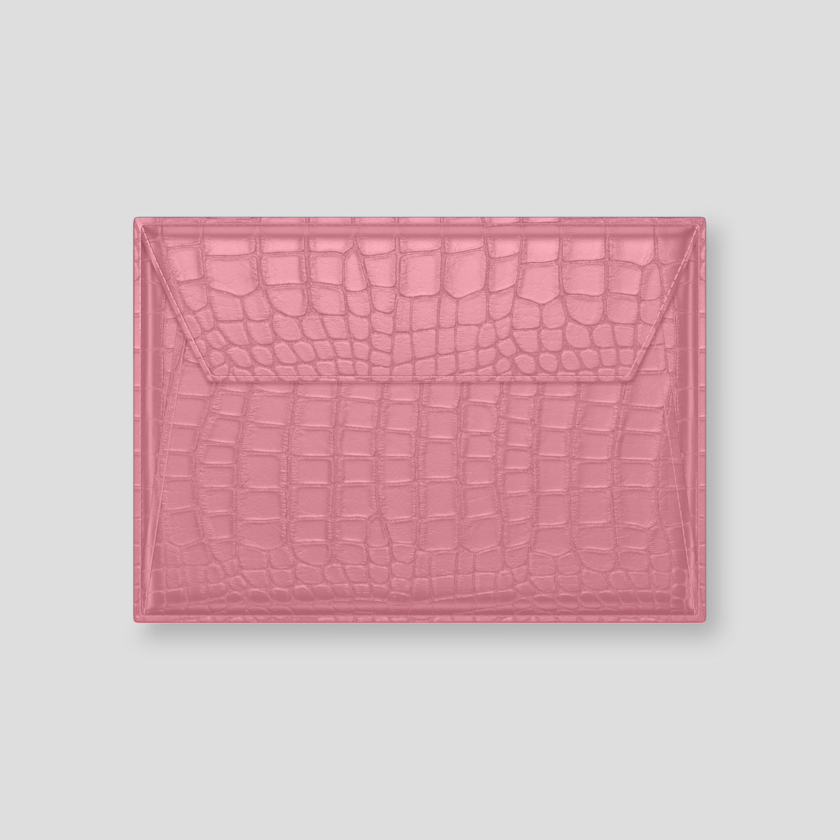 Pink-Lagoon Envelope Macbook 16 In Alligator with Steel Metal -2 | Pink-Lagoon-Steel