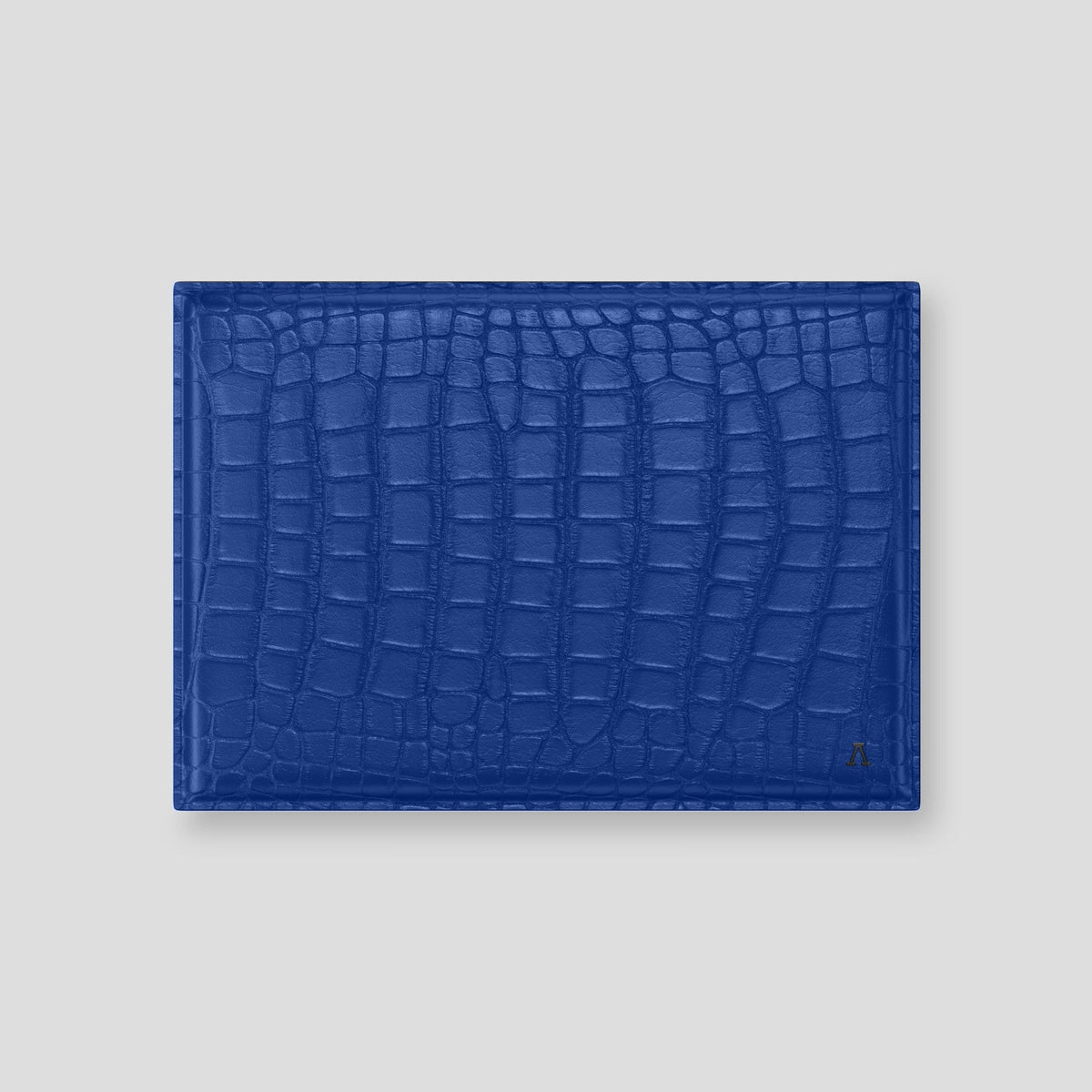 Royal Blue Envelope For MacBook Air 15-inch (2023 / 2024) Alligator with Black Metal -1 | Royal-Blue-Black