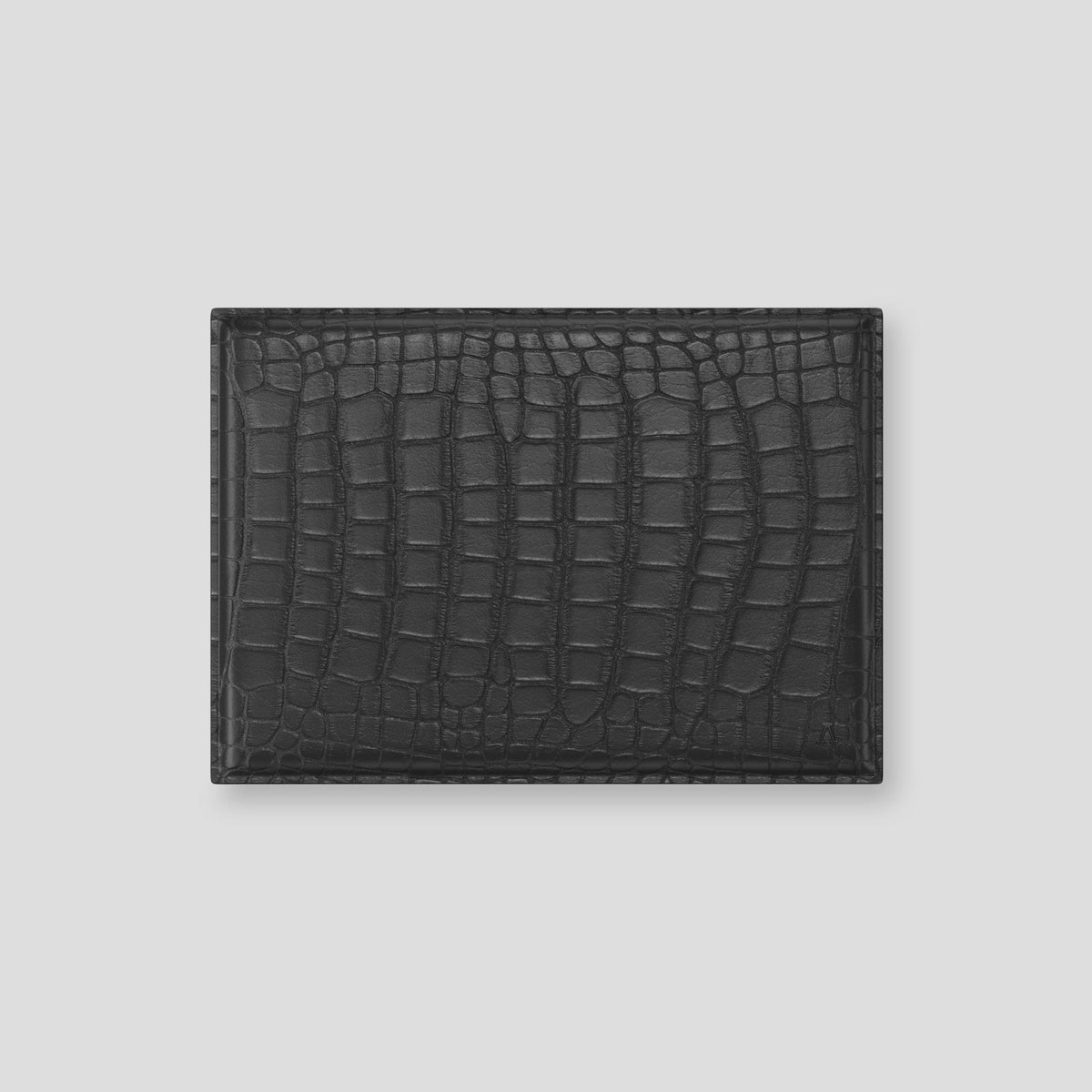 Grey Envelope For MacBook Air 13-inch (2022 / 2024) Alligator with Black Metal -1 | Grey-Black
