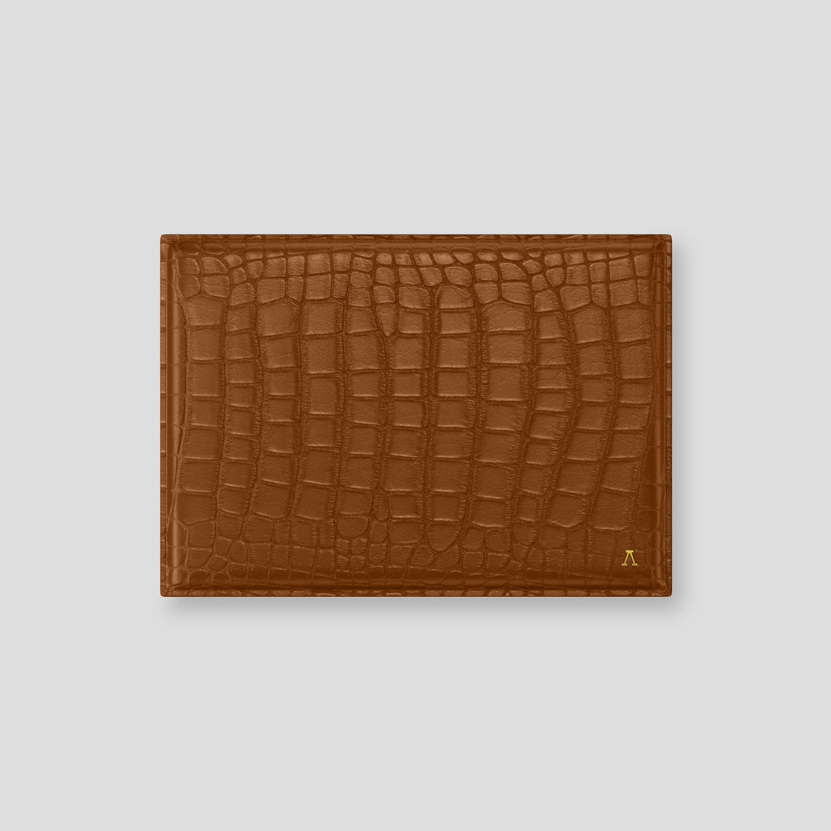 Honey Envelope For MacBook Air 13-inch (2022 / 2024) Alligator with Gold Metal -1 | Honey-Gold