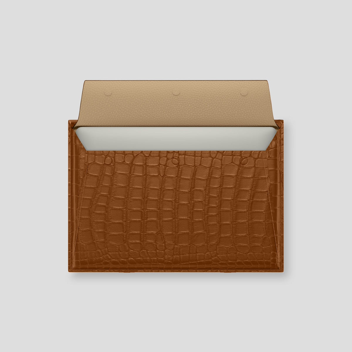 Honey Envelope For MacBook Air 13-inch (2022 / 2024) Alligator with Steel Metal -3 | Honey-Steel