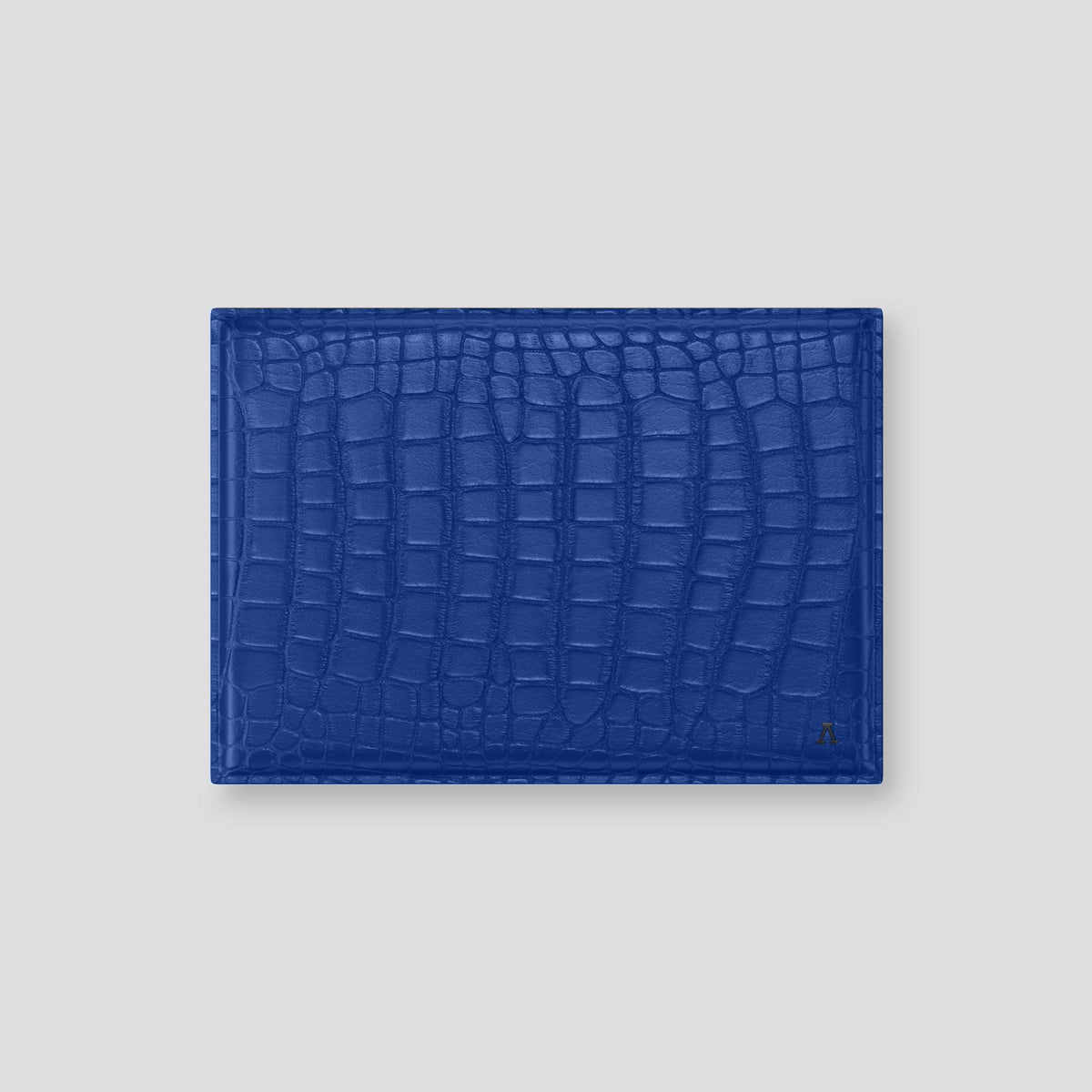 Royal Blue Envelope For MacBook Air 13-inch (2022 / 2024) Alligator with Black Metal -1 | Royal-Blue-Black