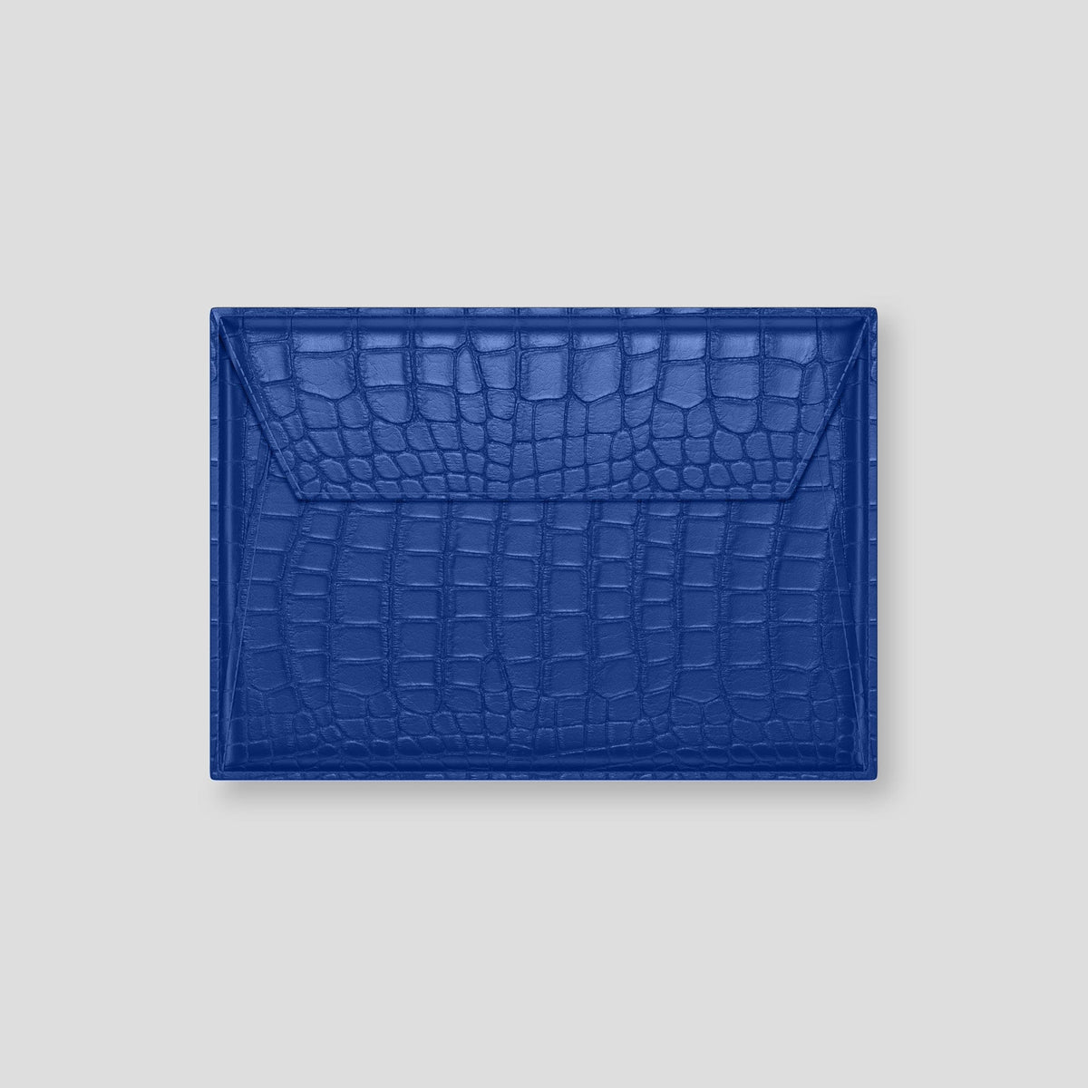 Royal Blue Envelope For MacBook Air 13-inch (2022 / 2024) Alligator with Steel Metal -2 | Royal-Blue-Steel