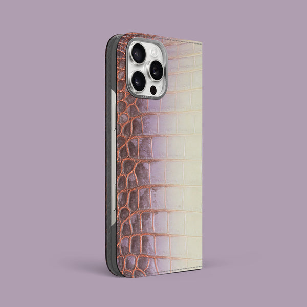 Folio Case 1/1 Lava For iPhone 16 Pro Max In Himalayan Crocodile