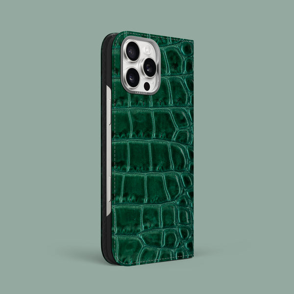 Folio Case 1/1 Opaline For iPhone 16 Pro Max In Alligator