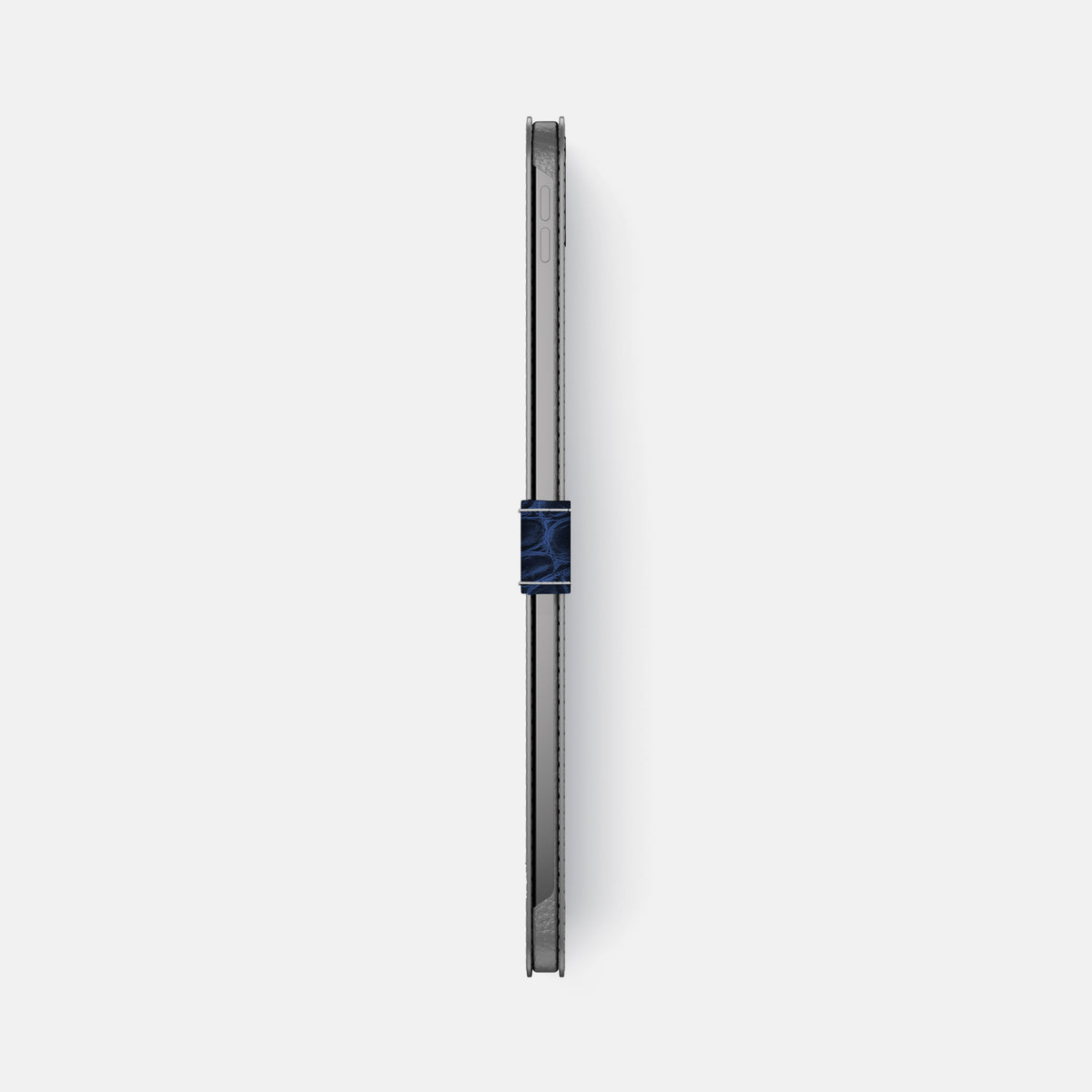 Navy Blue iPad Pro 12.9-inch Folio Case Himalayan Crocodile -3 | Navy-Blue