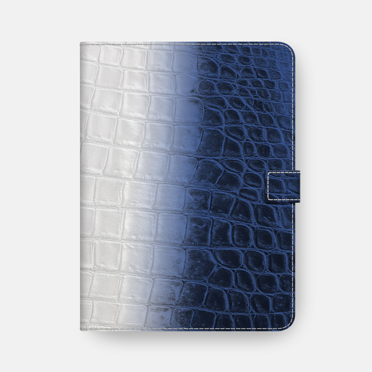 Navy Blue iPad Pro 12.9-inch Folio Case Himalayan Crocodile -4 | Navy-Blue