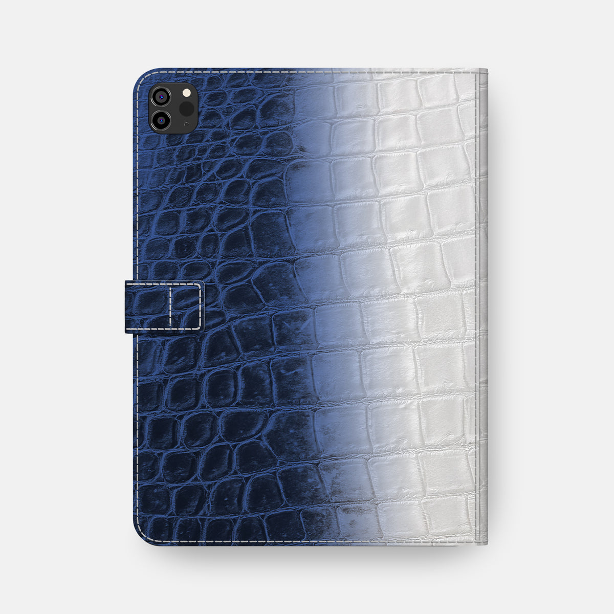 Navy Blue iPad Pro 12.9-inch Folio Case Himalayan Crocodile -5 | Navy-Blue