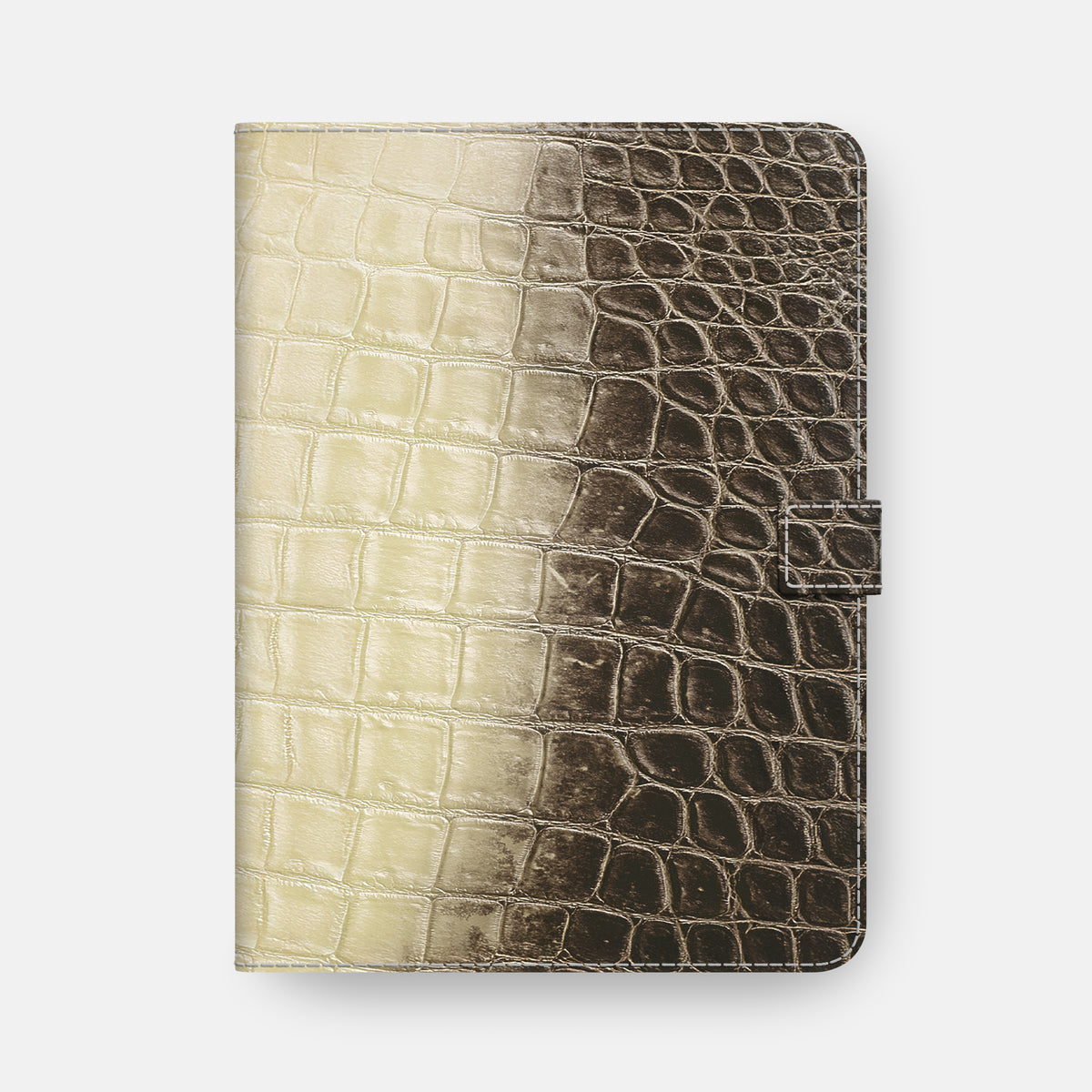 Natural iPad Pro 12.9-inch Folio Case Himalayan Crocodile -4 | Natural