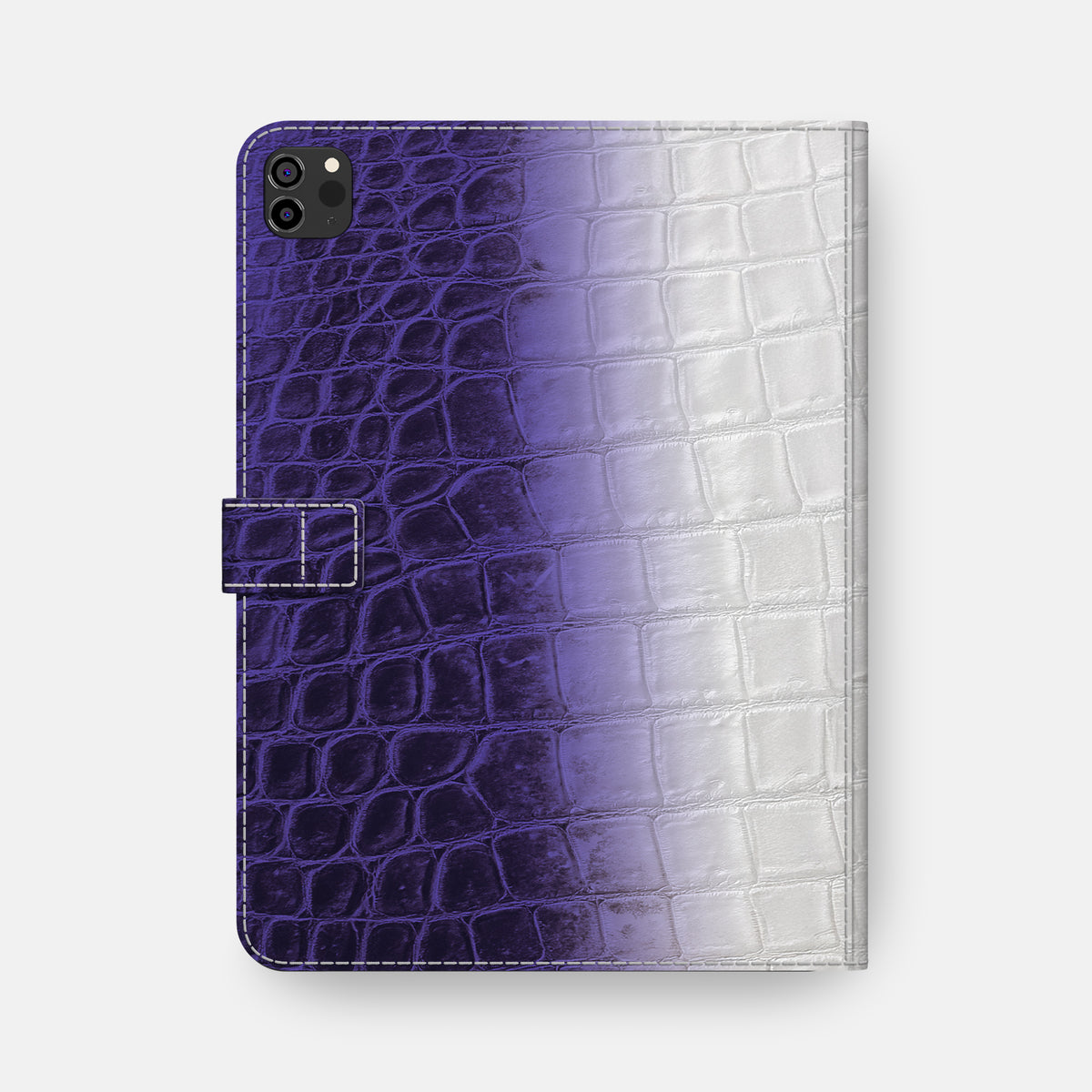 Purple iPad Pro 12.9-inch Folio Case Himalayan Crocodile -5 | Purple