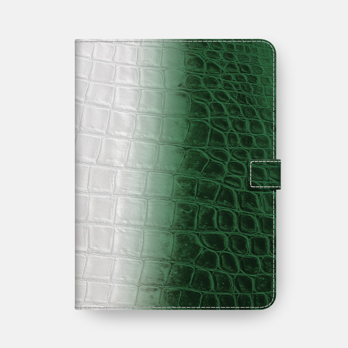 Green iPad Pro 13-inch Folio Case Himalayan Crocodile -4 | Green