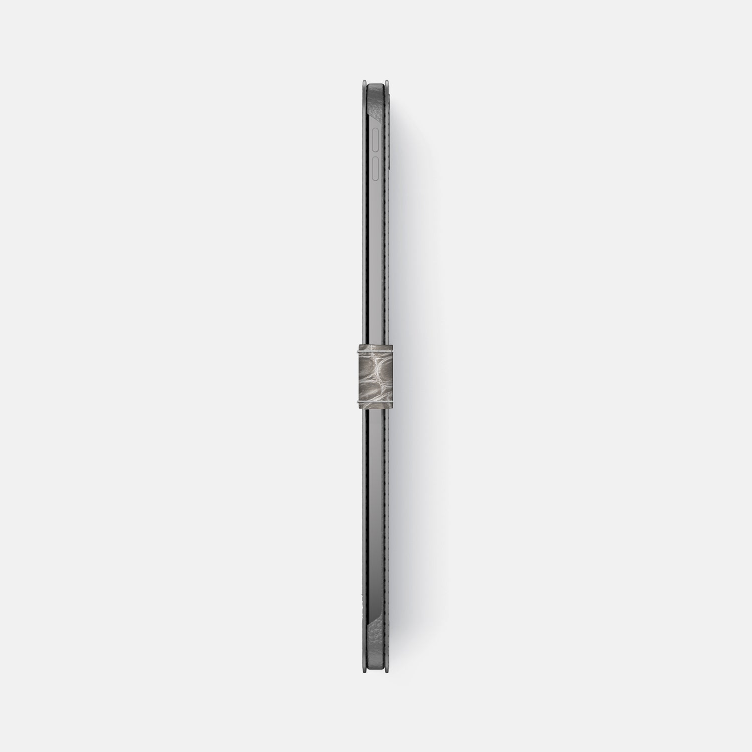 Grey iPad Pro 13-inch Folio Case Himalayan Crocodile -3 | Grey