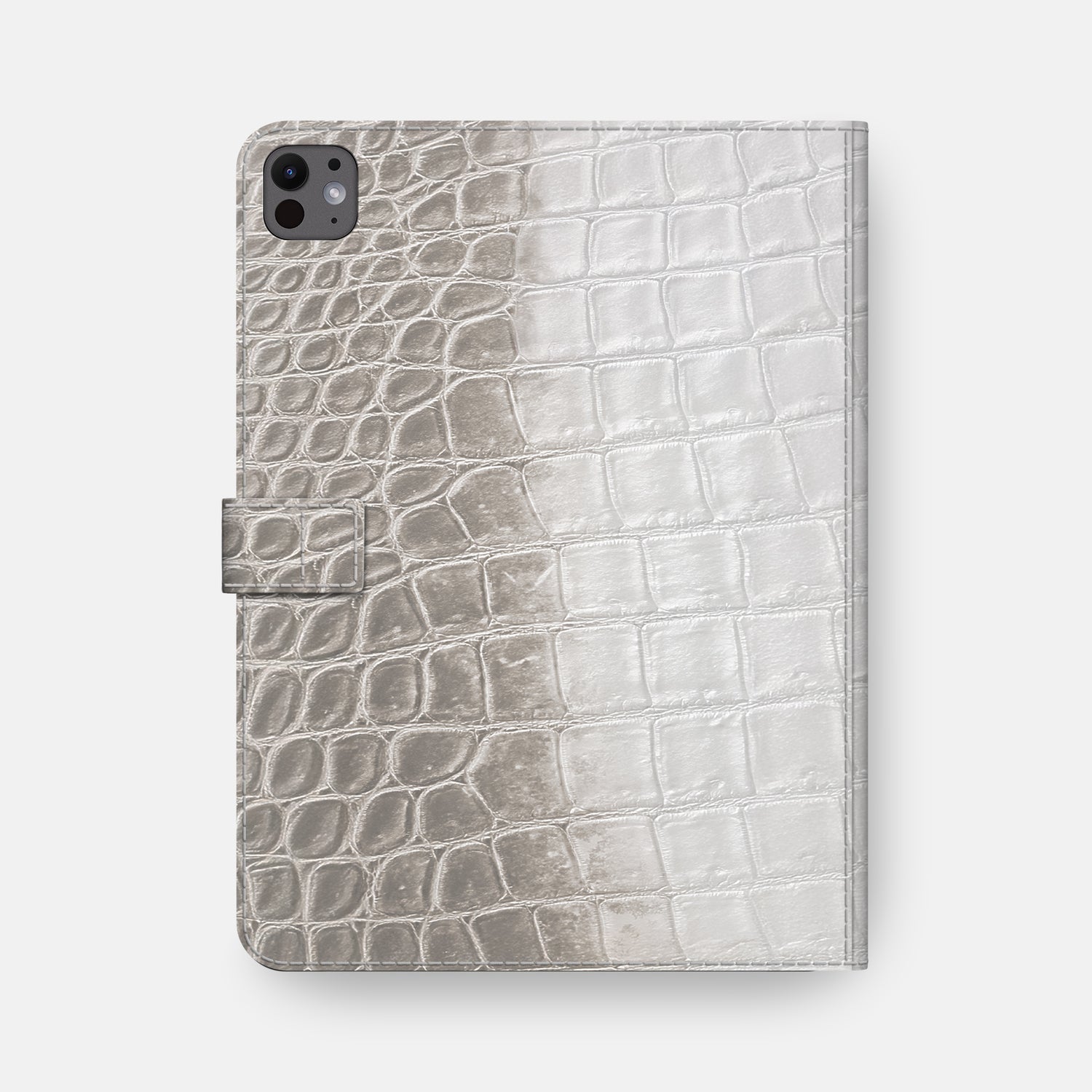 Grey iPad Pro 13-inch Folio Case Himalayan Crocodile -5 | Grey