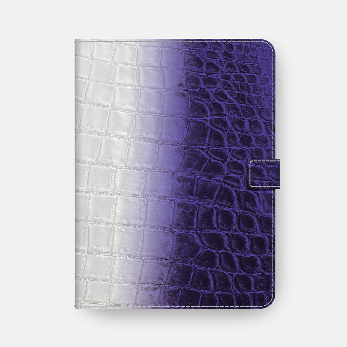 Purple iPad Pro 13-inch Folio Case Himalayan Crocodile -4 | Purple