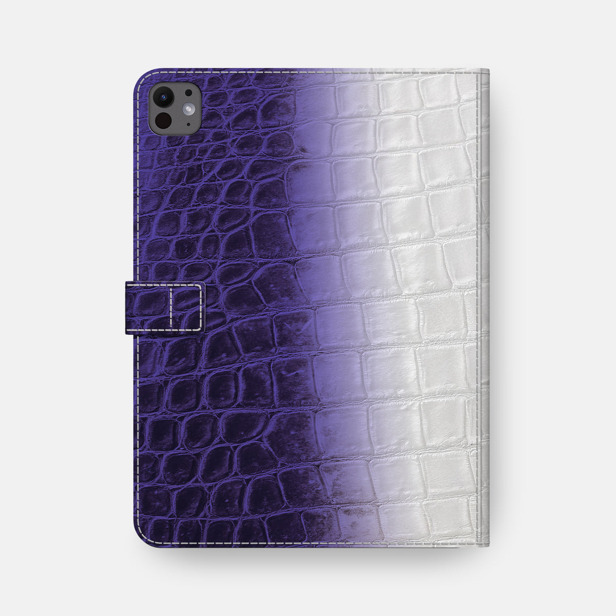 Purple iPad Pro 13-inch Folio Case Himalayan Crocodile -5 | Purple
