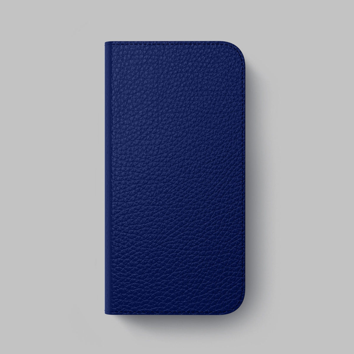Royal Blue iPhone 14 Pro Max Folio Magsafe Case Calf with Gold Metal -4 | Royal-Blue-Gold