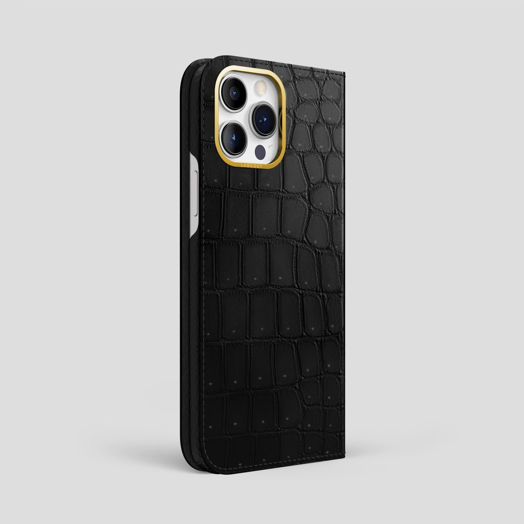 Folio Case For iPhone 14 Pro Max In Porosus Crocodile · Labodet