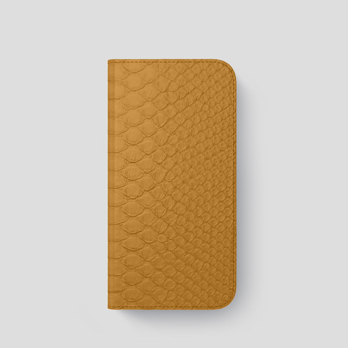 Honey iPhone 15 Pro Folio Case Python with Steel Metal -4 | Honey-Steel