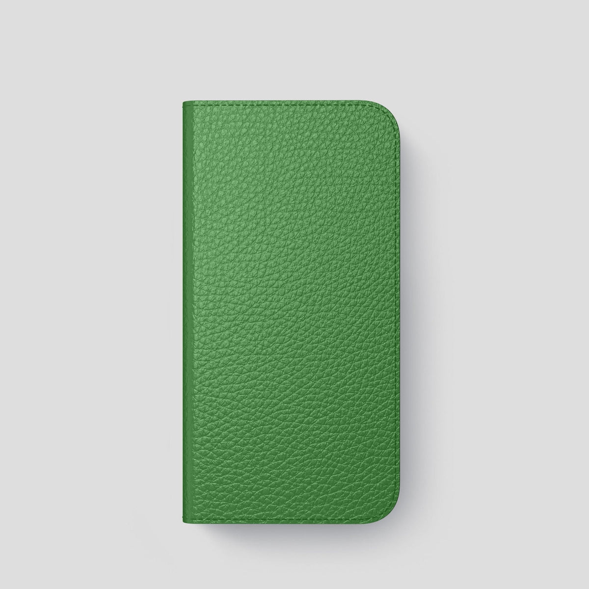 Herb iPhone 15 Pro Folio Magsafe Case Calf with Black Metal -4 | Herb-Black