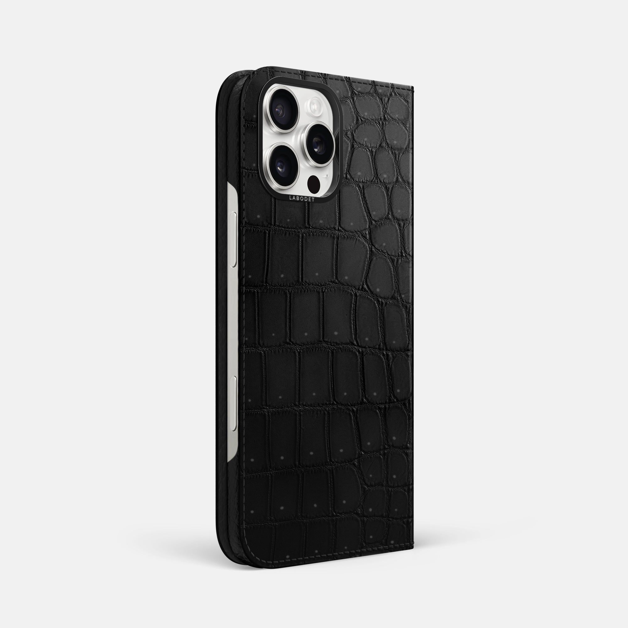 Folio Case For iPhone 16 Pro Max In Porosus Crocodile · Labodet
