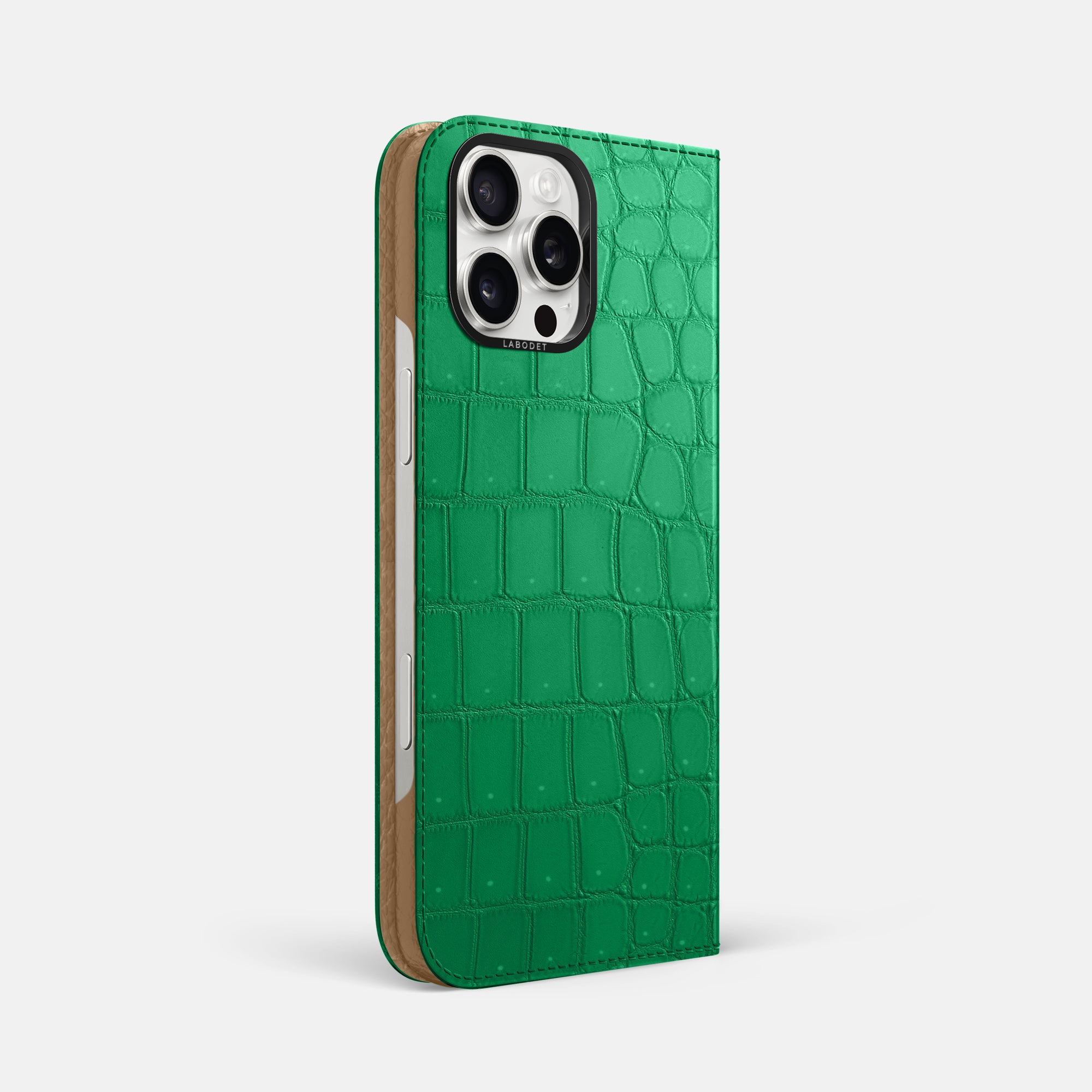 Folio Case For iPhone 16 Pro Max In Porosus Crocodile – Labodet